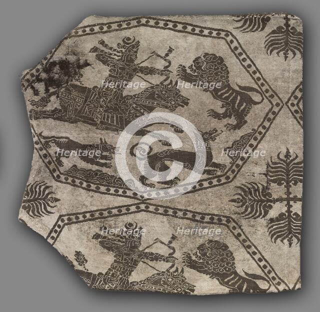 Fragment of a Caftan, 935-1055. Creator: Unknown.