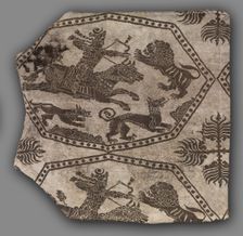 Fragment of a Caftan, 935-1055. Creator: Unknown