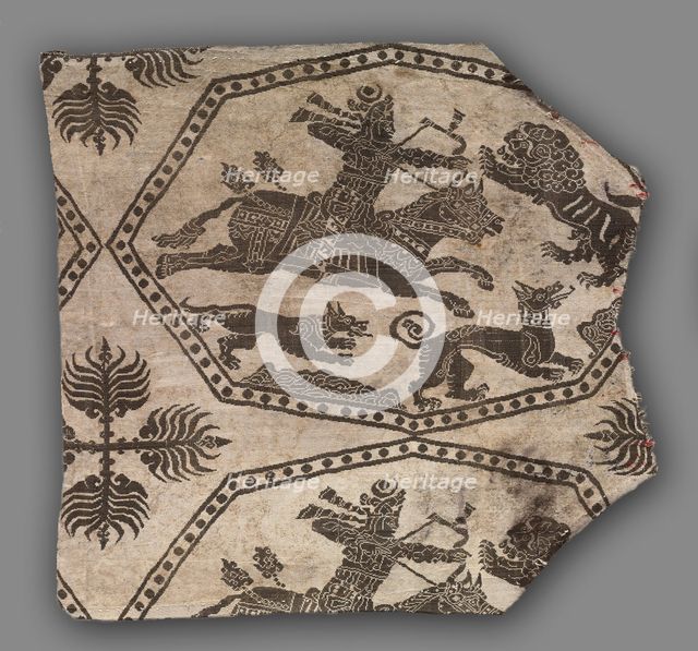 Fragment of a Caftan, 935-1055. Creator: Unknown.
