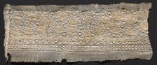Fragment of a Cap Band, late 1800s. Creator: Unknown
