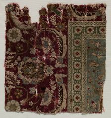Fragment of a Carpet, 16th century (?). Creator: Unknown