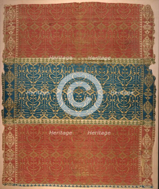 Fragment of a cenotaph cover, 1710-1711. Artists: Unknown, Husayn ibn Ali.
