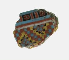 Fragment of a Checkerboard Patterned Inlay, Italy, Ptolemaic Period, (1st century BCE). Creator: Unknown