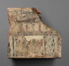 Fragment of a Coffin Lid, 1st century B.C.-1st century A.D.. Creator: Unknown
