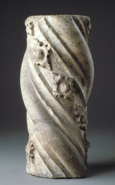 Fragment of a Colonette, between 1343 and 1350. Creator: Unknown