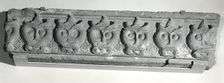 Fragment of a Cornice with a Frieze of Masks, India, 15th-early 16th century. Creator: Unknown