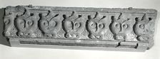 Fragment of a Cornice with a Frieze of Masks, India, 15th-early 16th century. Creator: Unknown