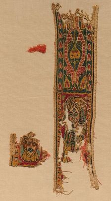 Fragment of a Clavus, 700s - 800s. Creator: Unknown