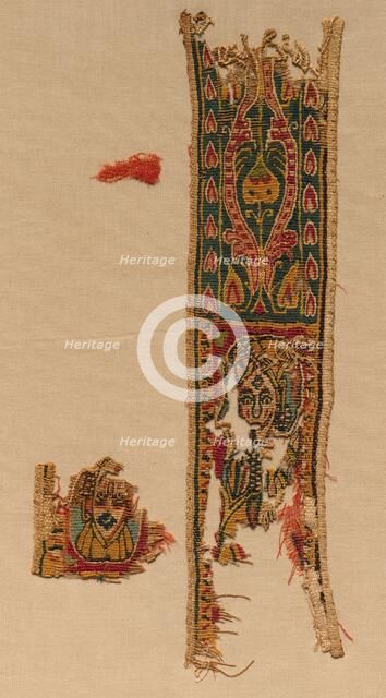 Fragment of a Clavus, 700s - 800s. Creator: Unknown.