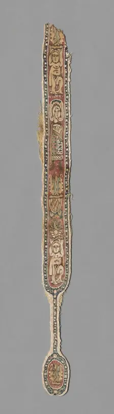 Fragment of a Clavus, 700s - 800s. Creator: Unknown