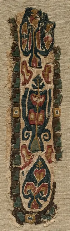 Fragment of a Clavus, 800s. Creator: Unknown