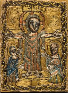 Fragment of a Clavus, late 700s - early 800s. Creator: Unknown