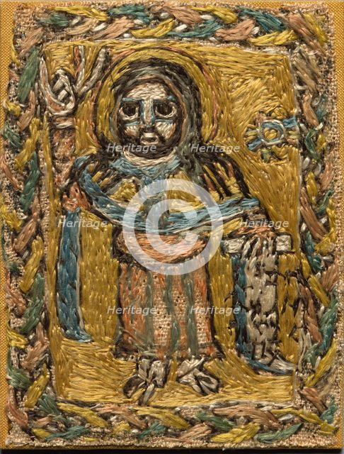 Fragment of a Clavus, late 700s - early 800s. Creator: Unknown.
