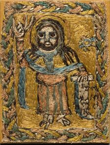 Fragment of a Clavus, late 700s - early 800s. Creator: Unknown