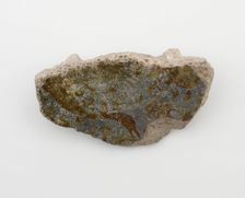 Fragment of a dish, 13th-14th century. Creator: Unknown