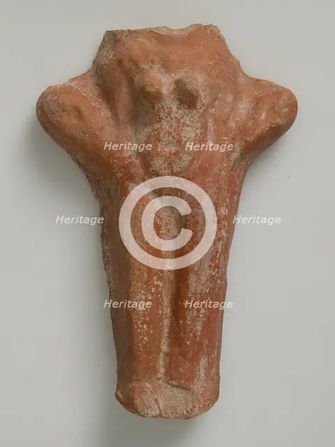 Fragment of a Female Figure, Coptic, 4th-7th century. Creator: Unknown.