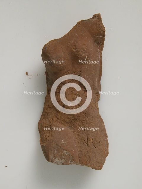 Fragment of a Female Figure, Coptic, 4th-7th century. Creator: Unknown.