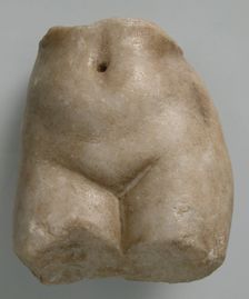 Fragment of a Female Figure, Coptic, 4th-7th century. Creator: Unknown