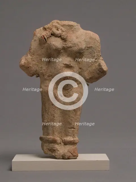 Fragment of a Figure, Coptic, 4th-7th century. Creator: Unknown.