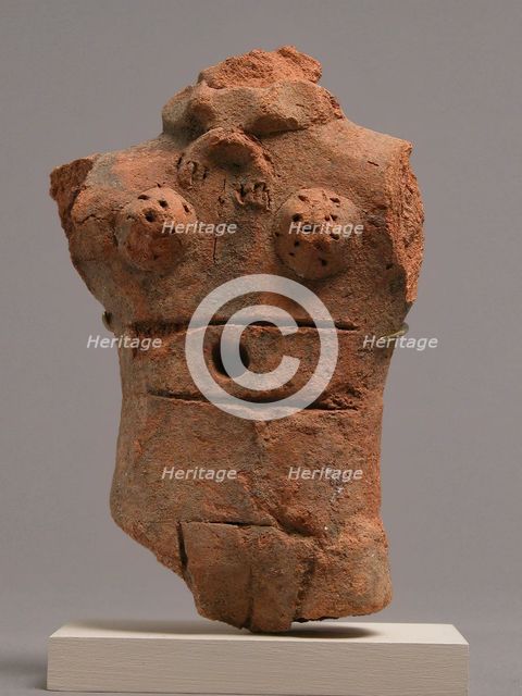 Fragment of a Figure, Coptic, 4th-7th century. Creator: Unknown.