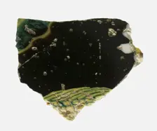 Fragment of a Floral Inlay, Egypt, Ptolemaic Period, 1st century BCE. Creator: Unknown