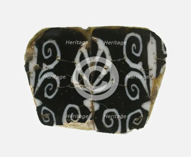 Fragment of a Floral Inlay, Egypt, Ptolemaic Period-Roman Period, (1st century BCE-1st century CE). Creator: Unknown.