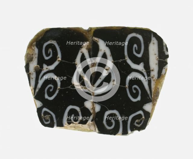Fragment of a Floral Inlay, Egypt, Ptolemaic Period-Roman Period, (1st century BCE-1st century CE). Creator: Unknown.