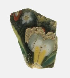 Fragment of a Floral Inlay, Egypt, Ptolemaic Period-Roman Period, (1st century BCE-1st century CE). Creator: Unknown