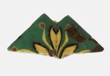 Fragment of a Floral Inlay, Egypt, Ptolemaic Period-Roman Period, (1st century BCE-1st century CE). Creator: Unknown