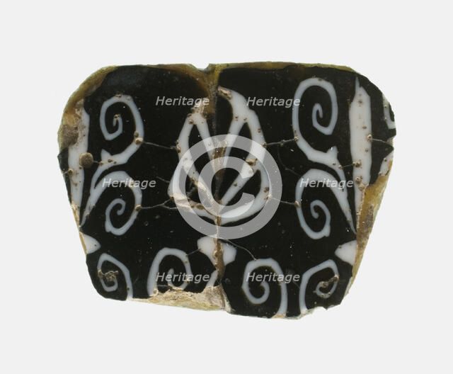 Fragment of a Floral Inlay, Egypt, Ptolemaic Period-Roman Period, (1st century BCE-1st century CE). Creator: Unknown.