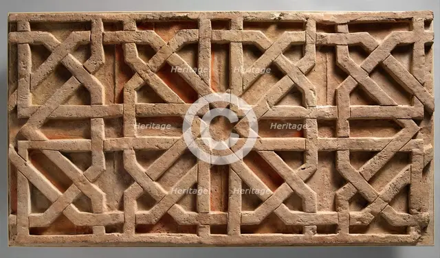 Fragment of a Frieze, Iran, 11th century. Creator: Unknown.