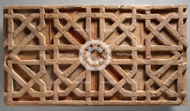 Fragment of a Frieze, Iran, 11th century. Creator: Unknown.