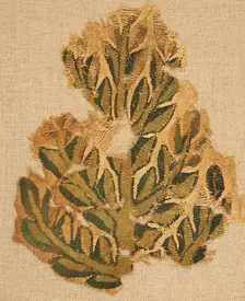 Fragment of a Hanging with a Tree, Byzantine, 400-600. Creator: Unknown