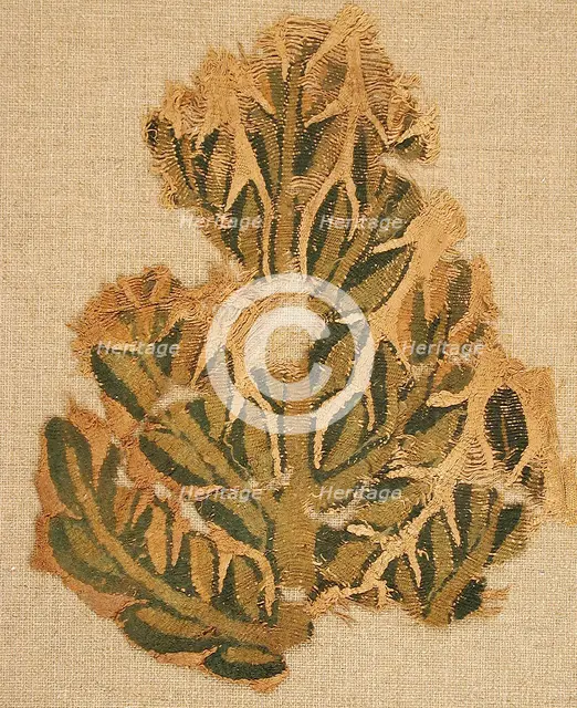 Fragment of a Hanging with a Tree, Byzantine, 400-600. Creator: Unknown.