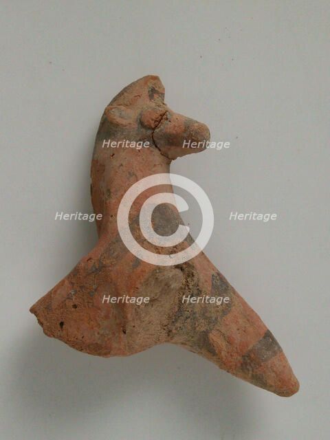 Fragment of a Horse, Coptic, 4th-7th century. Creator: Unknown.