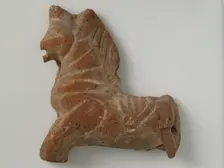 Fragment of a Horse, Coptic, 4th-7th century. Creator: Unknown