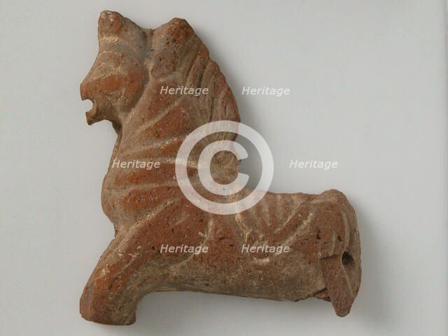 Fragment of a Horse, Coptic, 4th-7th century. Creator: Unknown.