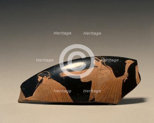 Fragment of a Kylix, 400s BC. Creator: Unknown.