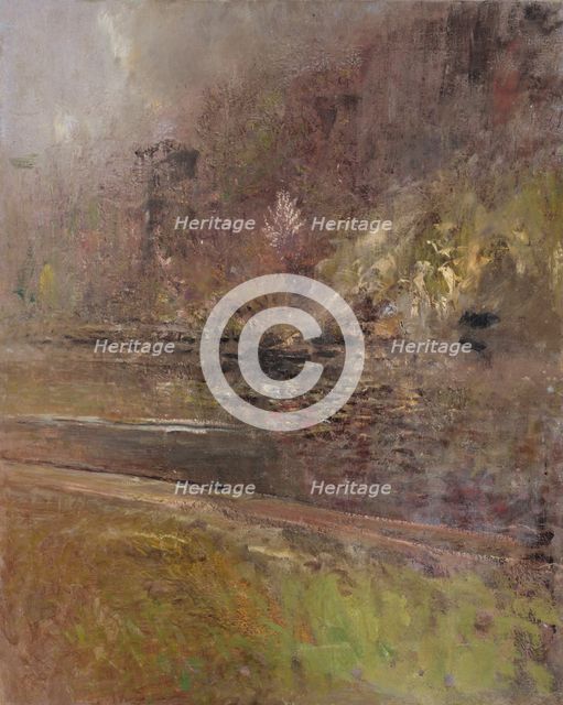 Fragment of a Landscape, 1880-1900. Creator: Ladislav Mednyanszky.
