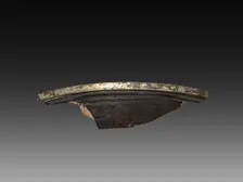 Fragment of a Lacquer Tray, 9-24. Creator: Unknown