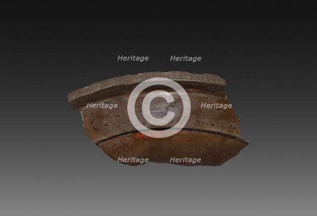 Fragment of a Lacquer Tray, 9-24. Creator: Unknown.