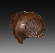 Fragment of a Lacquer Tray, 9 AD. Creator: Unknown