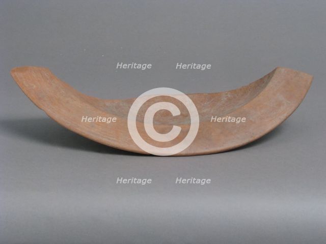 Fragment of a Large Bowl, Coptic, 4th-7th century. Creator: Unknown.