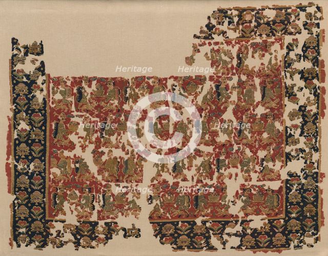 Fragment of a Large Hanging, 500s. Creator: Unknown.