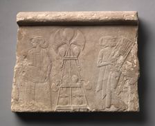 Fragment of a Lintel: Hapiu's Female Musicians, 380-343 BC. Creator: Unknown