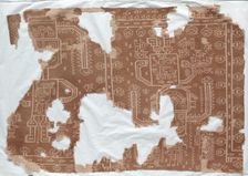 Fragment of a Mantle with Oculate Being, 200 BC-1. Creator: Unknown