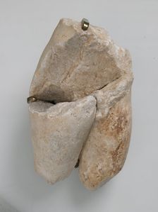 Fragment of a Male Torso, Coptic, 4th-7th century. Creator: Unknown