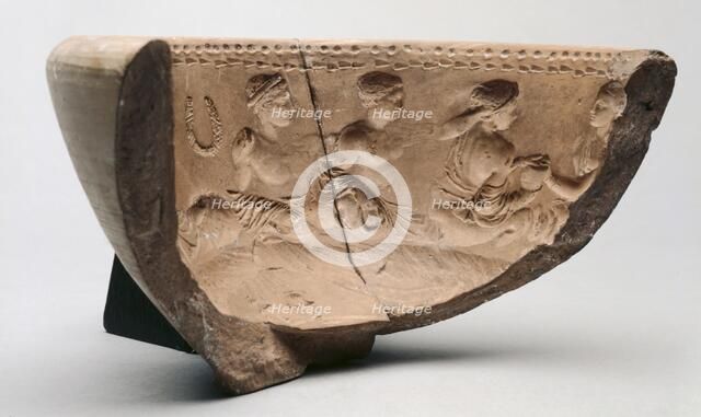 Fragment of a Mould, 27 BC - 14. Creator: Unknown.