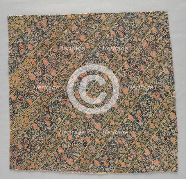Fragment of a "Nakshe" (Woman's Trousering), 1700s. Creator: Unknown.