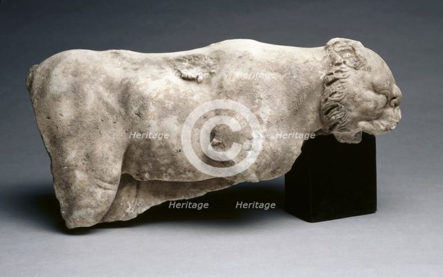 Fragment of a Panther, 100s BC. Creator: Unknown.